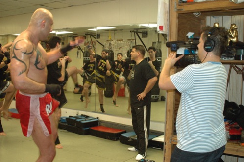 MMA fighter Radu Spinghel in training, Brooklyn, NYC
MMA fighter Radu Spinghel in training, Brooklyn, NYC